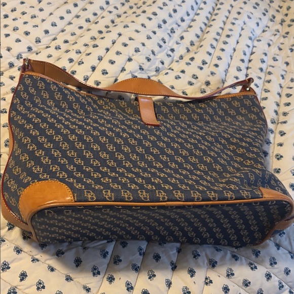 Dooney & Bourke Navy Blue Tote - Picture 15 of 16